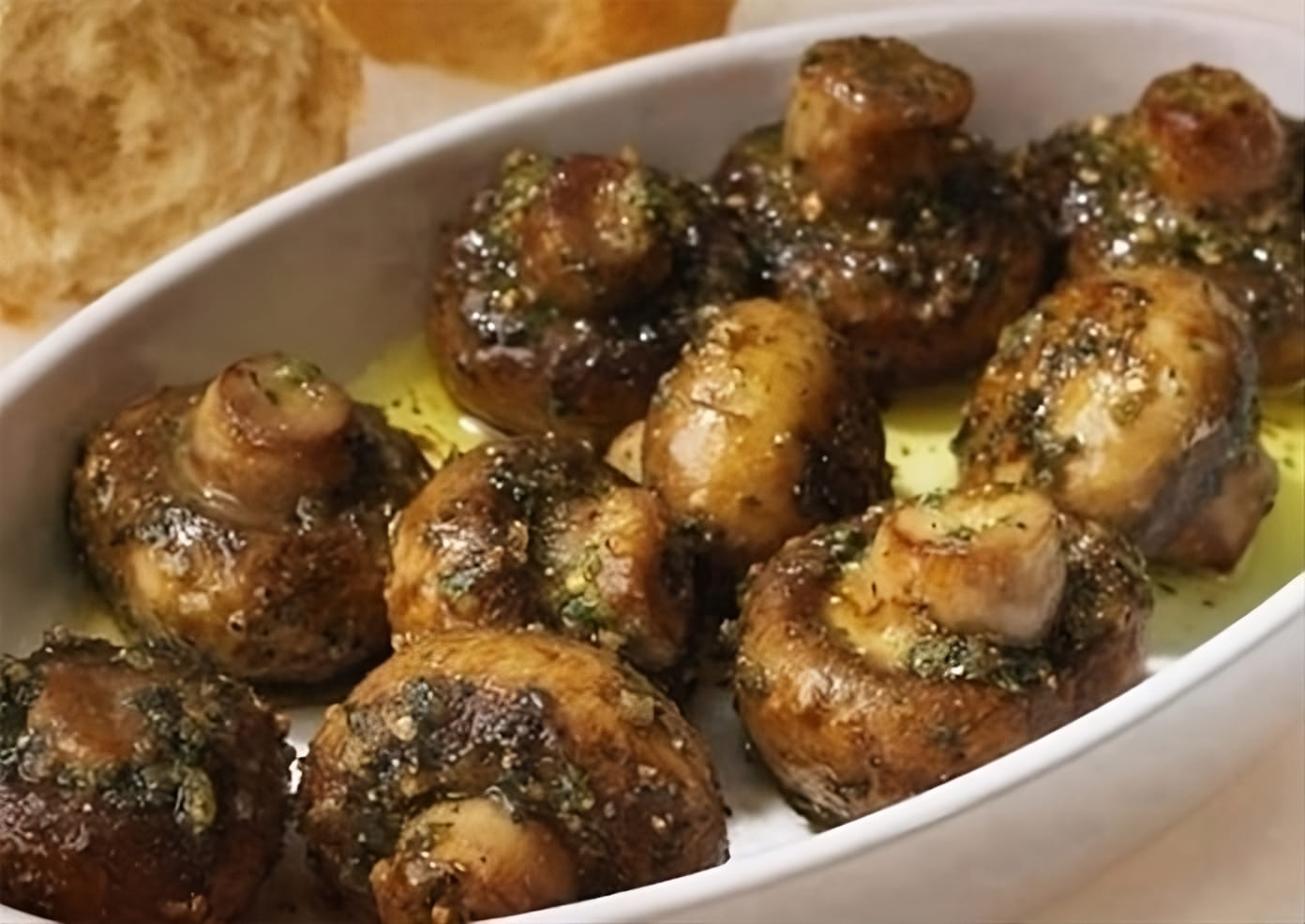 Super All-Time Snack - Baked Mushrooms with Spices