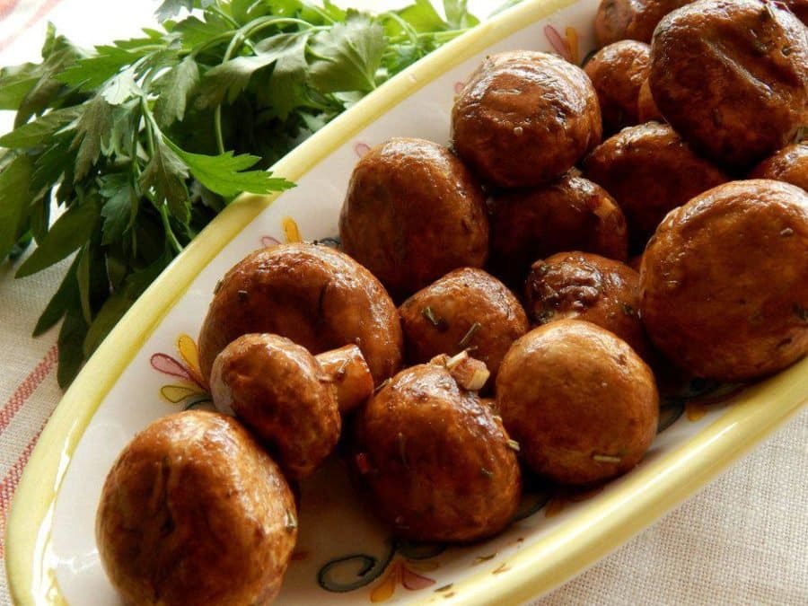 Super All-Time Snack - Baked Mushrooms with Spices
