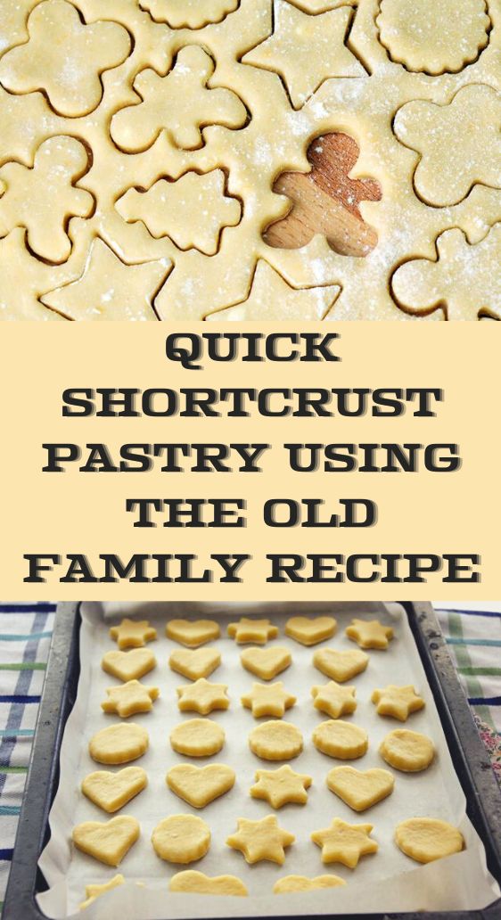 Quick Shortcrust Pastry using the Old Family Recipe