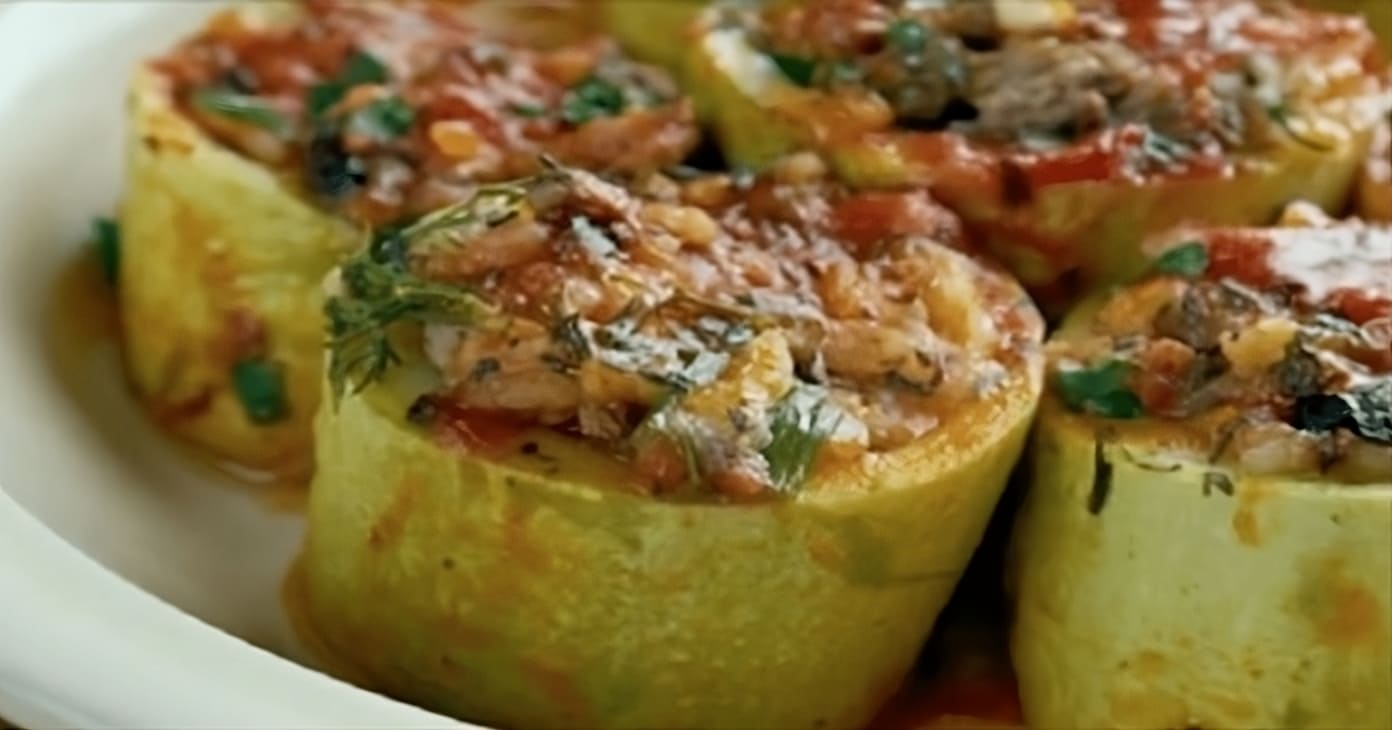 Turkish Chef's Delight: Stuffed Zucchini with a Magical Twist!