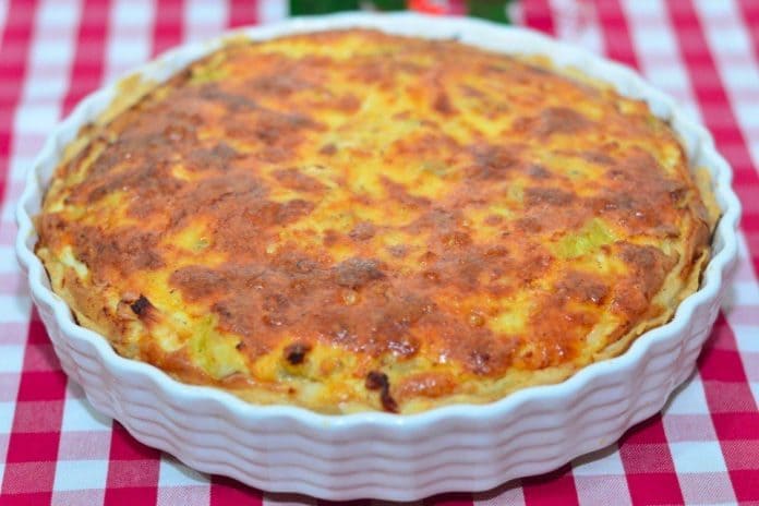 Irresistibly Delicious Chicken and Zucchini Quiche. A Crowd-Pleaser for Every Palate!