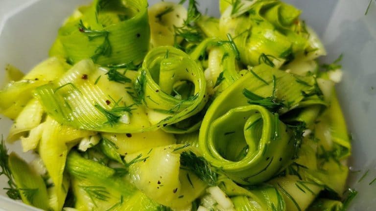 Zucchini Appetizer with Herbs and Honey