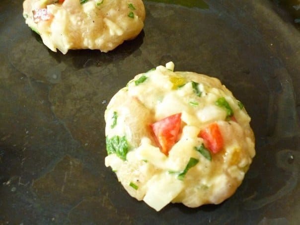 Chicken Patty Delight with Cauliflower and Bell Pepper