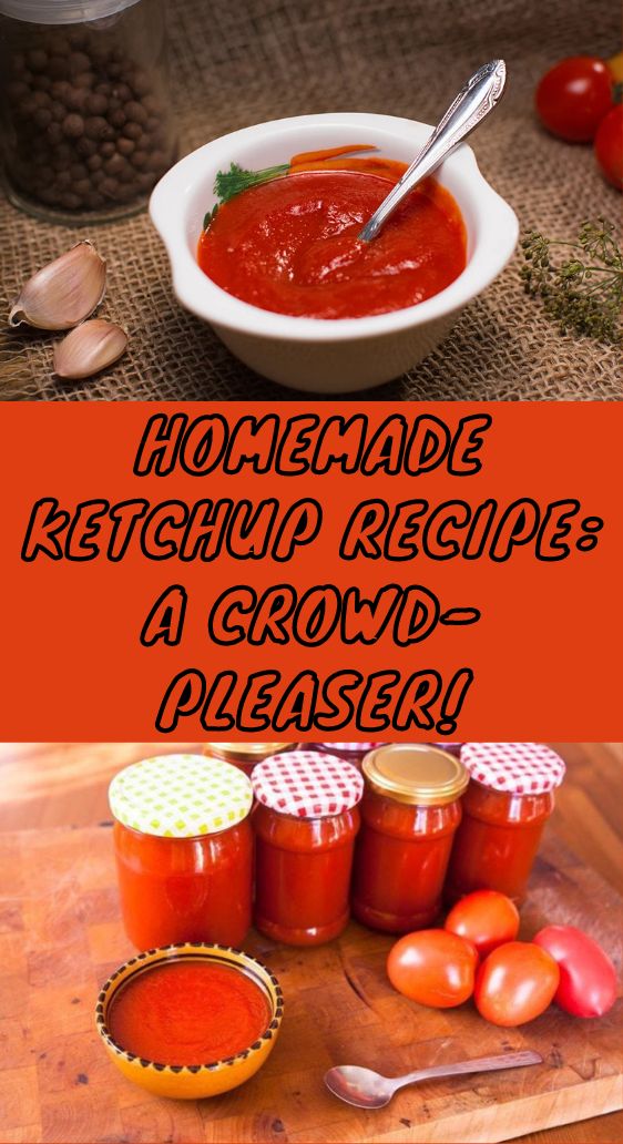 Homemade Ketchup Recipe: A Crowd-Pleaser!