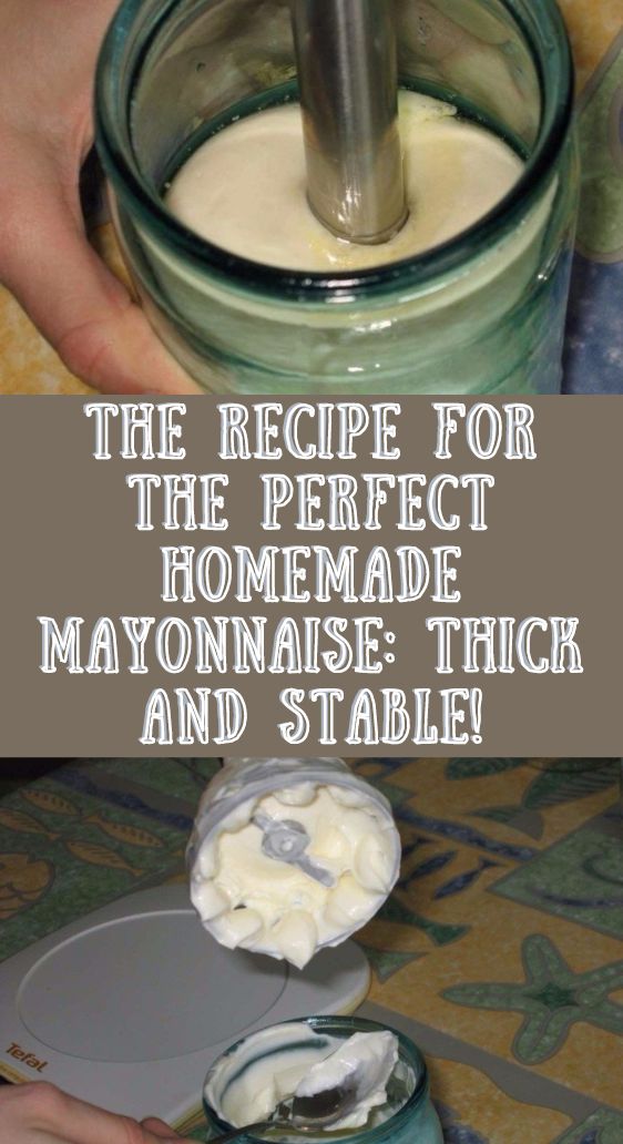 The Recipe for the Perfect Homemade Mayonnaise: Thick and Stable!