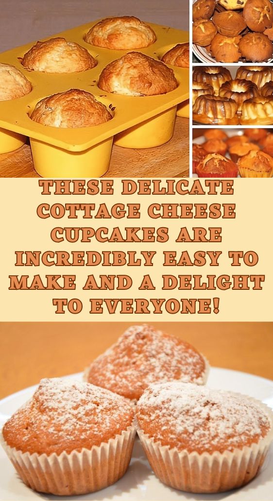 These Delicate Cottage Cheese Cupcakes Are Incredibly Easy to Make and a Delight to Everyone!