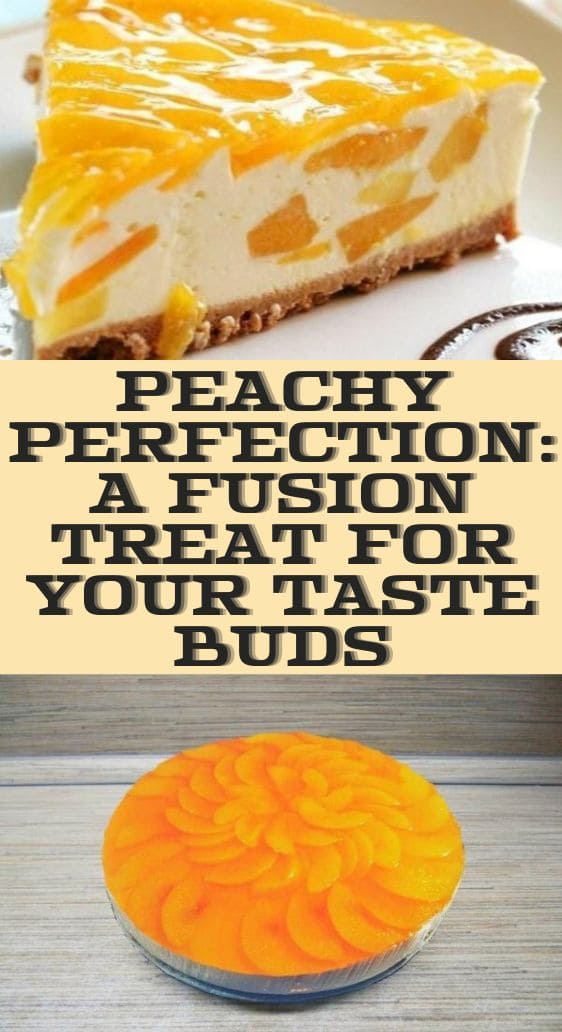 Peachy Perfection: A Fusion Treat for Your Taste Buds
