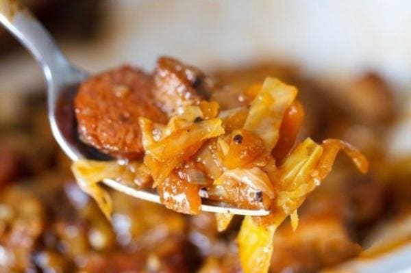 Polish Bigos with Meat and Vegetables: A Delicious and Hearty Dinner Guaranteed!