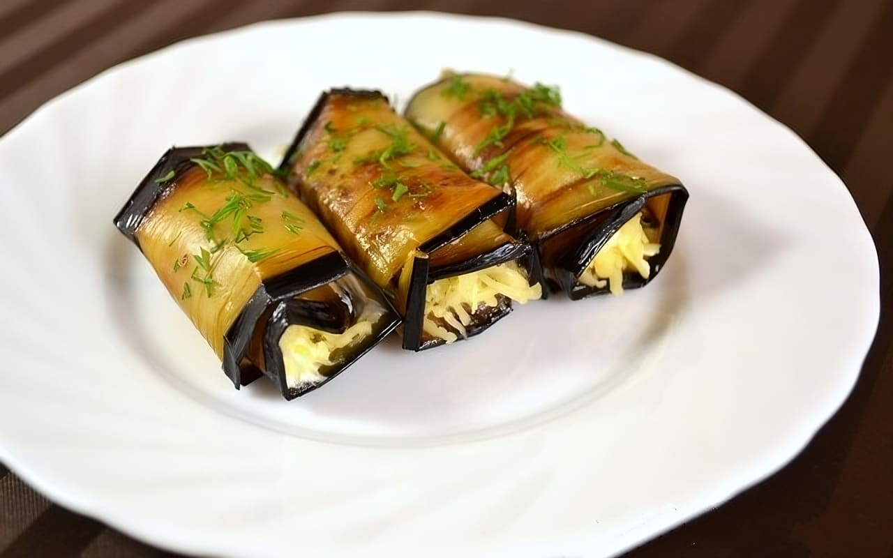 Eggplant Rolls with Eggs and Cheese - A Burst of Flavor in Every Bite!