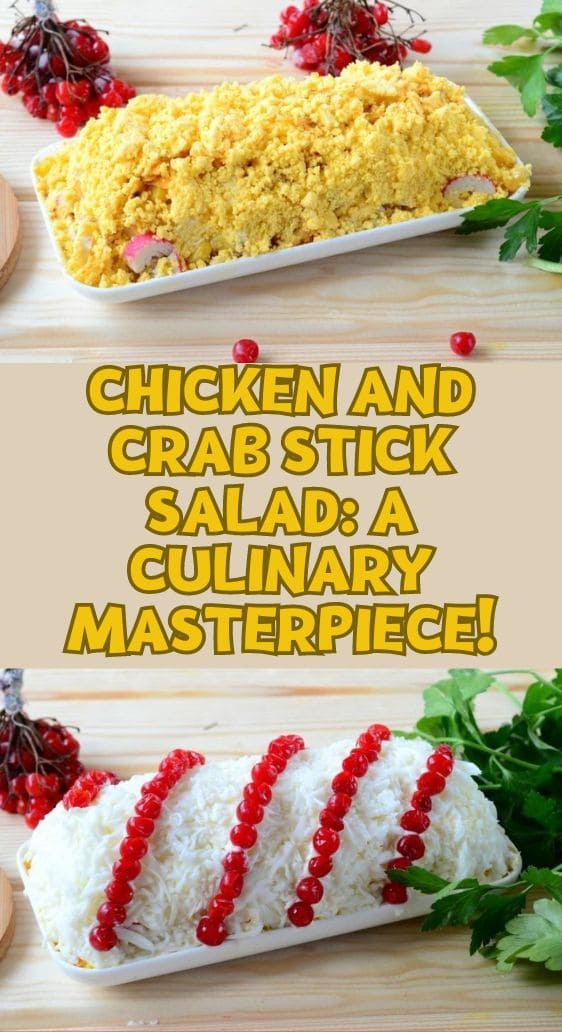 Chicken and Crab Stick Salad: A Culinary Masterpiece!