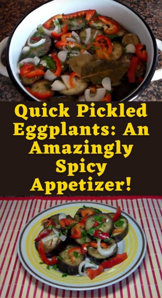 Quick Pickled Eggplants An Amazingly Spicy Appetizer!
